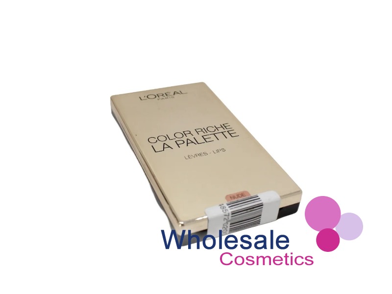 9 x L'Oreal Color Riche La Palette Gold Case Lips - NUDE